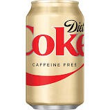 Diet Coke, Caffeine Free, 12oz Cans, 24/Case